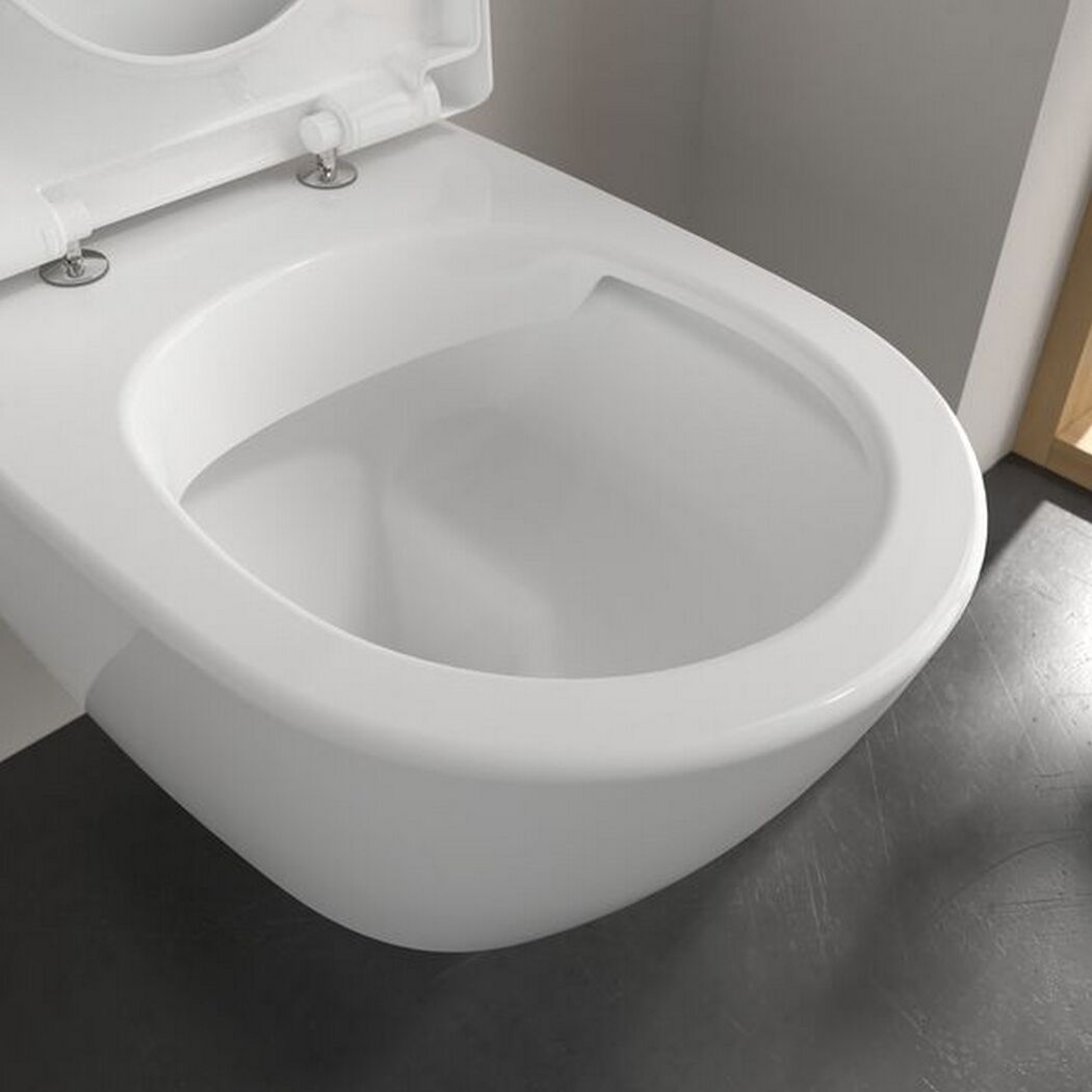 Wand-WC spülrandlos 'Subway 2.0' inklusive WC-Sitz weiß