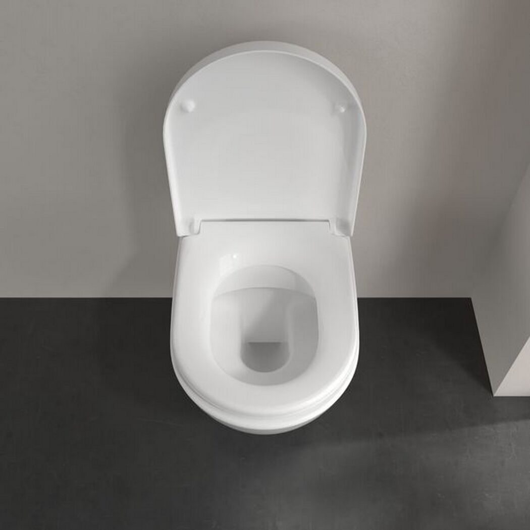 Wand-WC spülrandlos 'Subway 2.0' inklusive WC-Sitz weiß