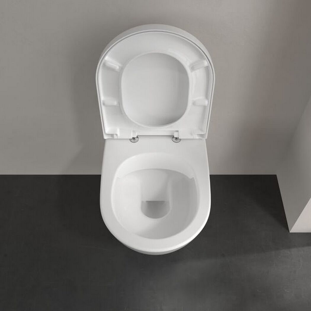 Wand-WC spülrandlos 'Subway 2.0' inklusive WC-Sitz weiß