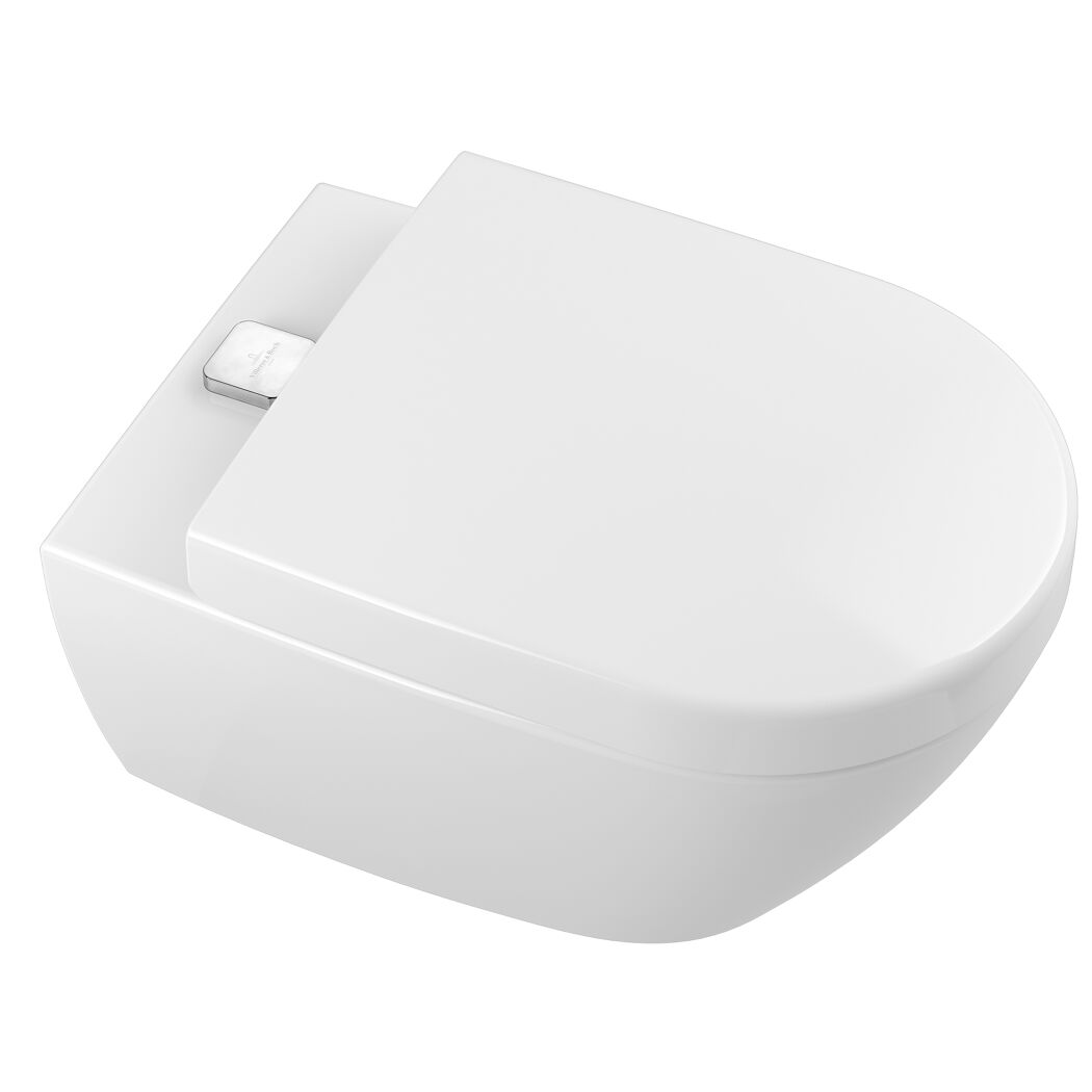 Weißes Wand-WC von Villeroy & Boch