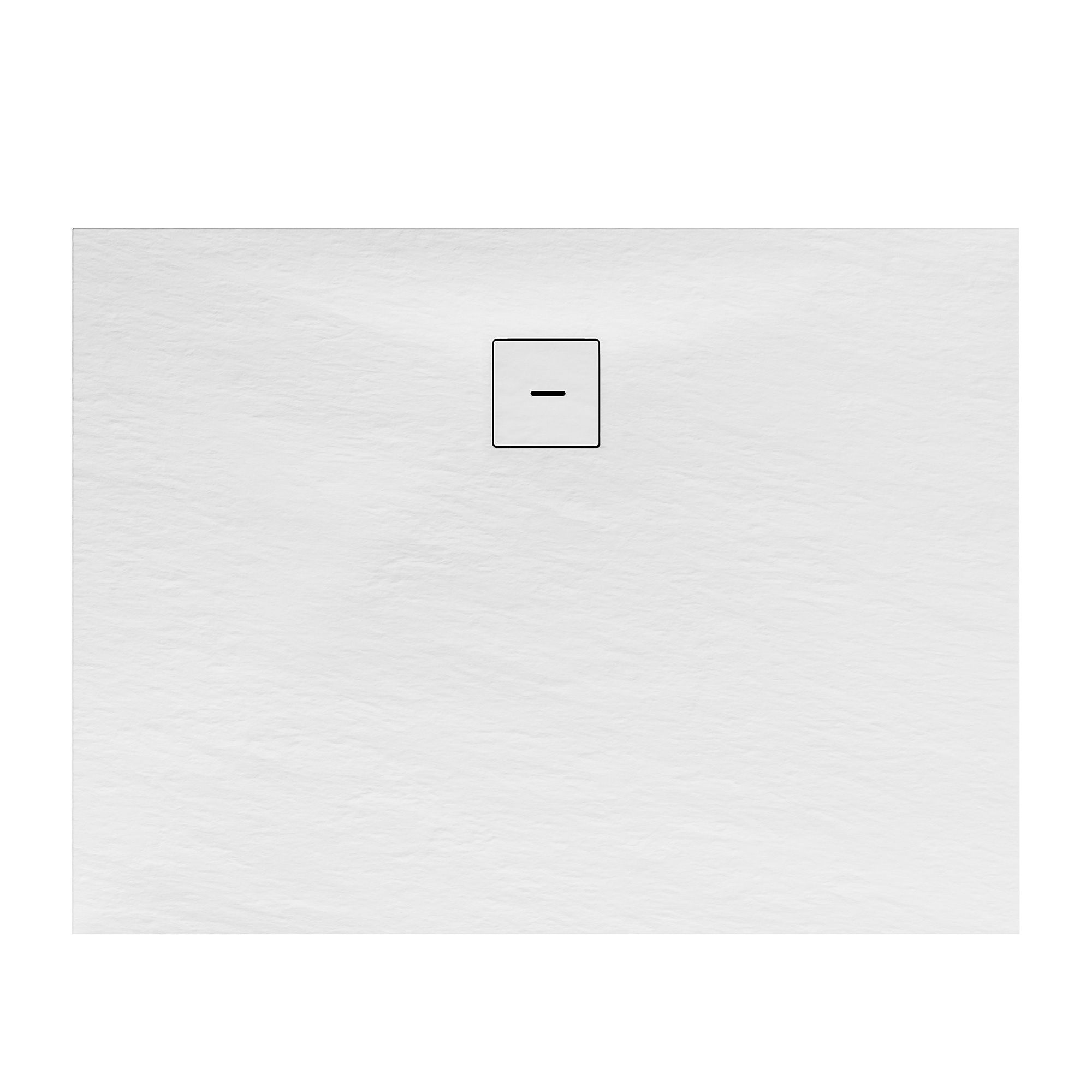 Duschwanne Mineralguss mit Steinstruktur, Rechteck, weiß, 75 x 140 cm + product picture