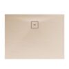 Beige Duschwanne aus Mineralguss