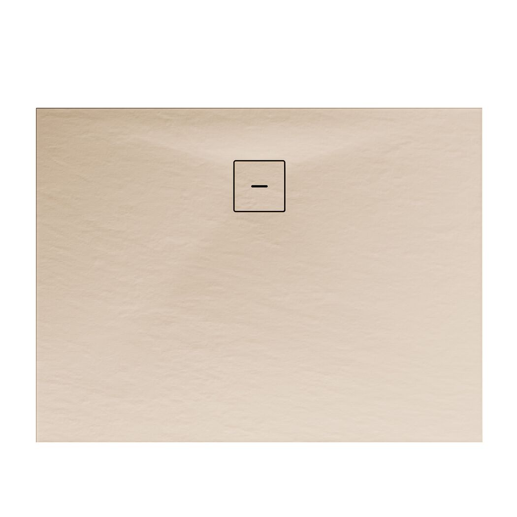 Beige Duschwanne aus Mineralguss
