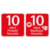 10 Jahre Produktgarantie, 10 Jahre Nachkaufgarantie