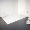 Duschwanne aus weißem Mineralguss
