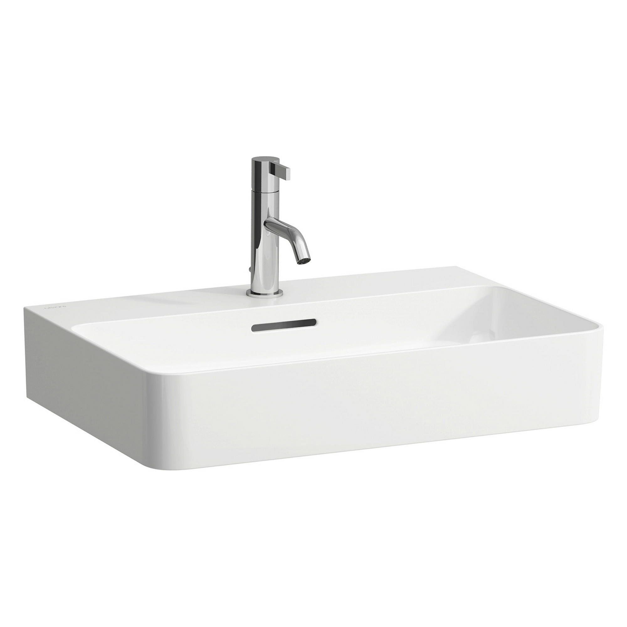 Waschbecken 'VAL' weiß 60 x 15,5 x 42 cm