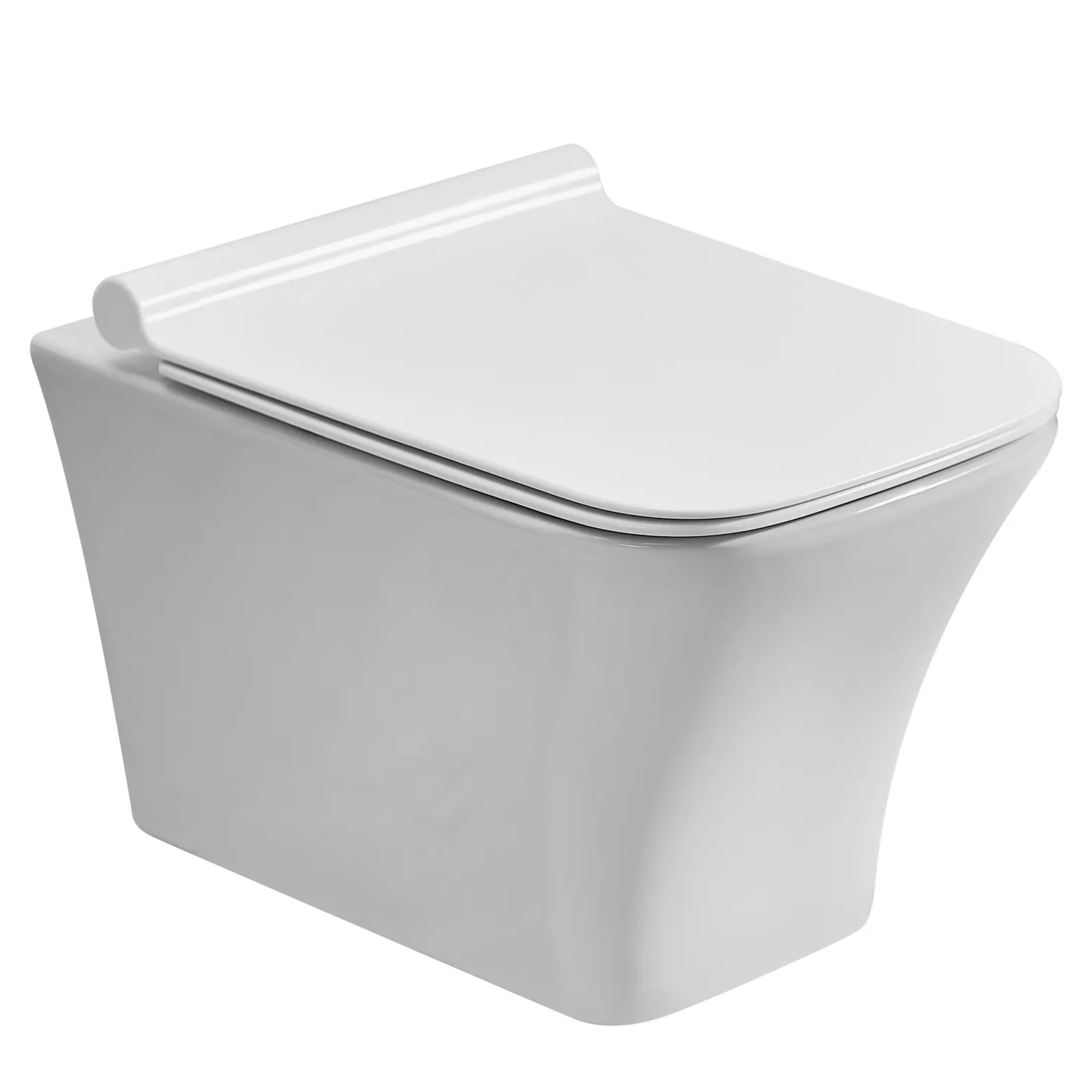 Wand-WC 'Artio' spülrandlos inkl. WC-Sitz weiß