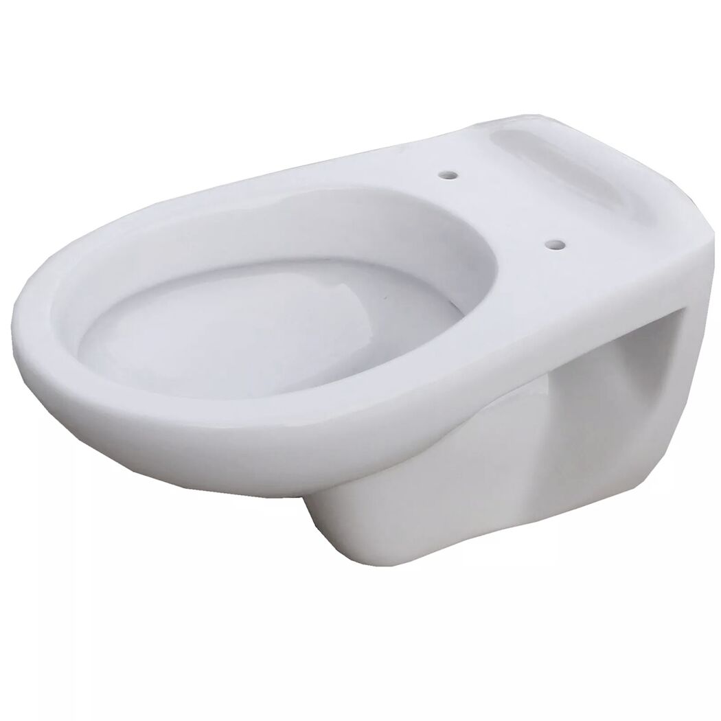 Wand-WC mit Spülrand weiß