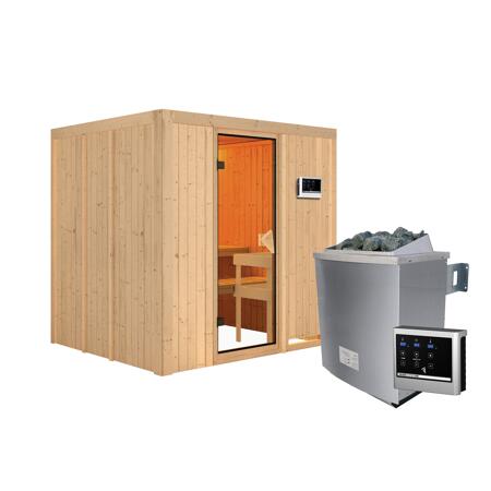 5. Bild von Systemsauna 'Sodin' mit Ofen natur 196 x 198 x 170 cm, 4,5 kW