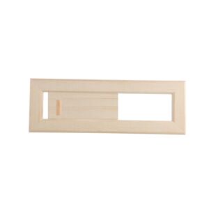 Lüftungsschieber für Innensaunen Buche 39 x 13 cm