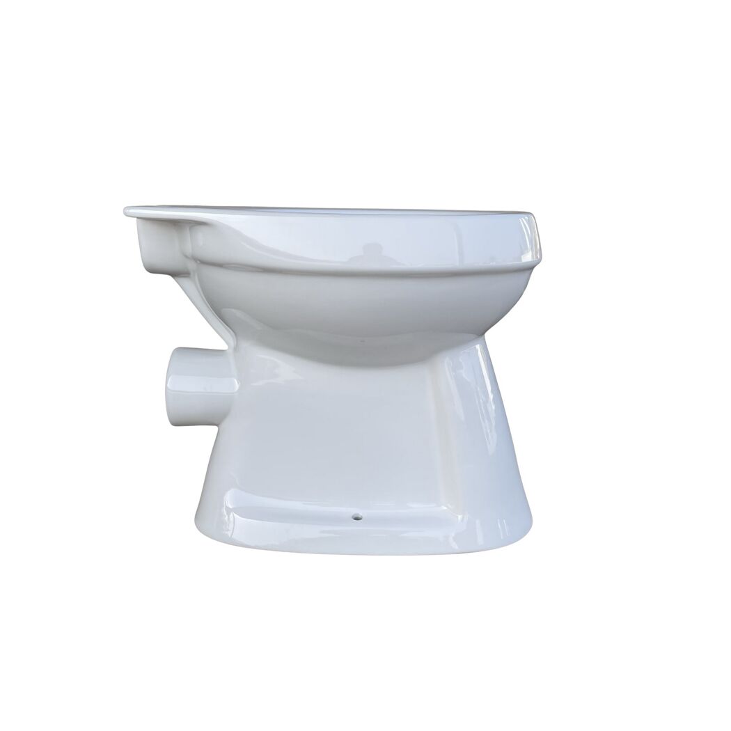 Stand-WC spülrandlos inklusive WC-Sitz weiß