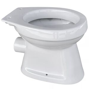 Stand-WC 'DNP' Flachspüler weiß