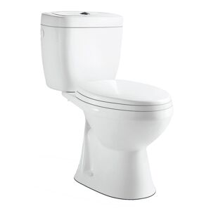 WC-Kombination 'DNP' Abgang senkrecht Keramik weiß