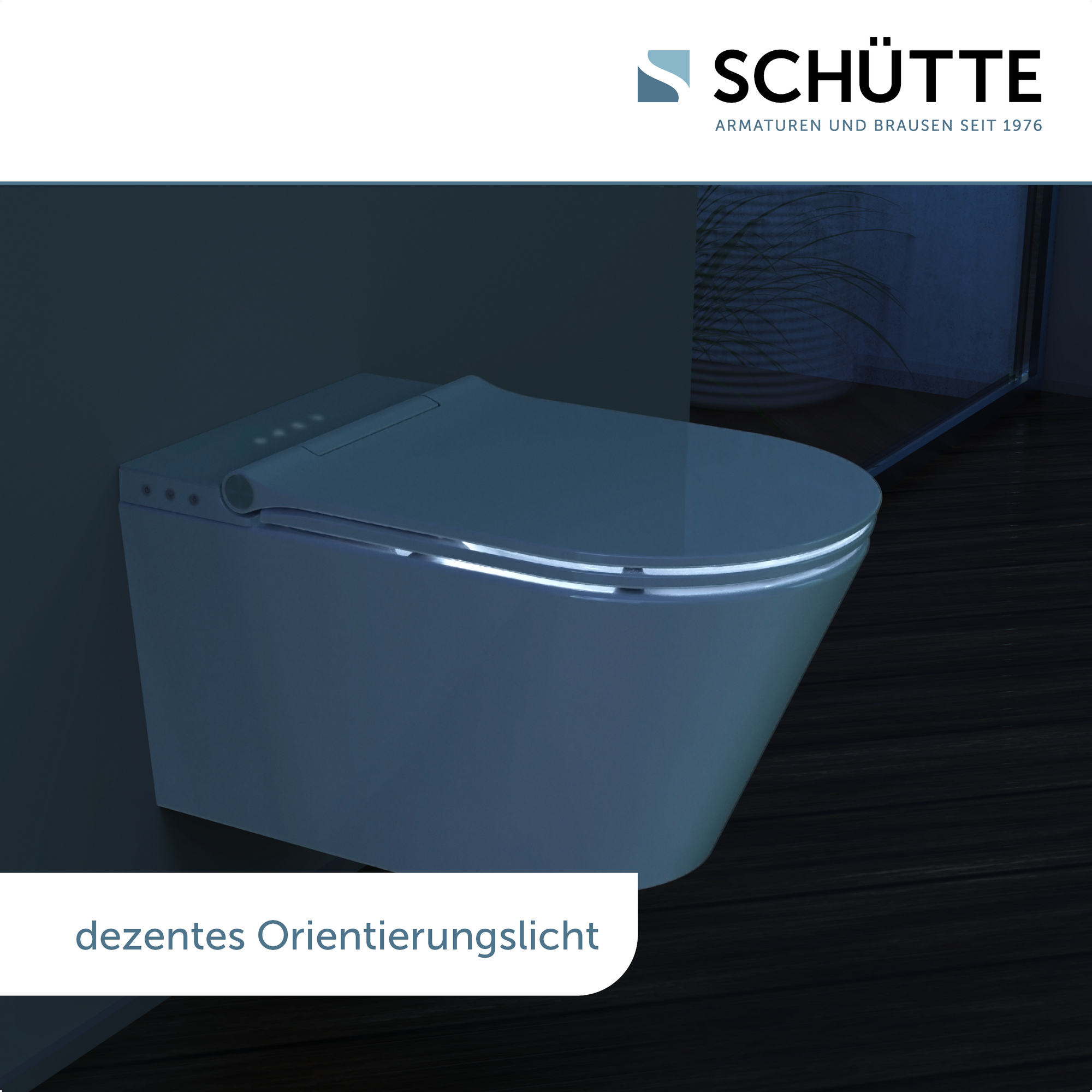 Dusch-WC 'Cesari' Keramik weiß 37 x 44,8 x 59,2 cm