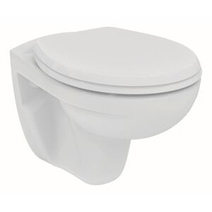 Wand-WC 'Eurovit' spülrandlos weiß 35,5 x 37 x 52 cm