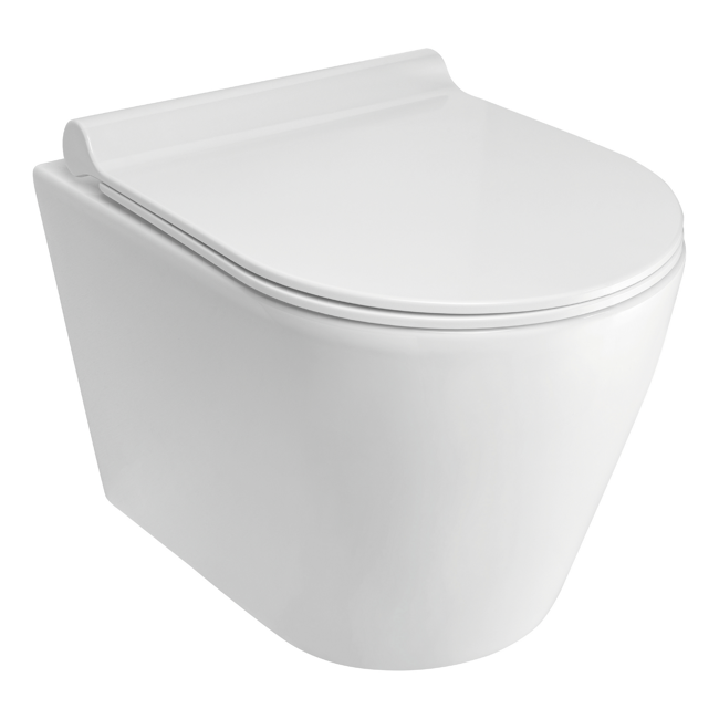 Bild von Wand-WC-Set 'Sanremo' weiß 36 x 36 x 48 cm