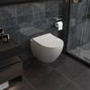 Wand-WC spülrandlos 'Adonis Twister Flush' inklusive WC-Sitz weiß