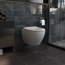 Verkleinertes Bild von Wand-WC 'Adonis Twister Flush' spülrandlos weiß inklusive WC-Sitz