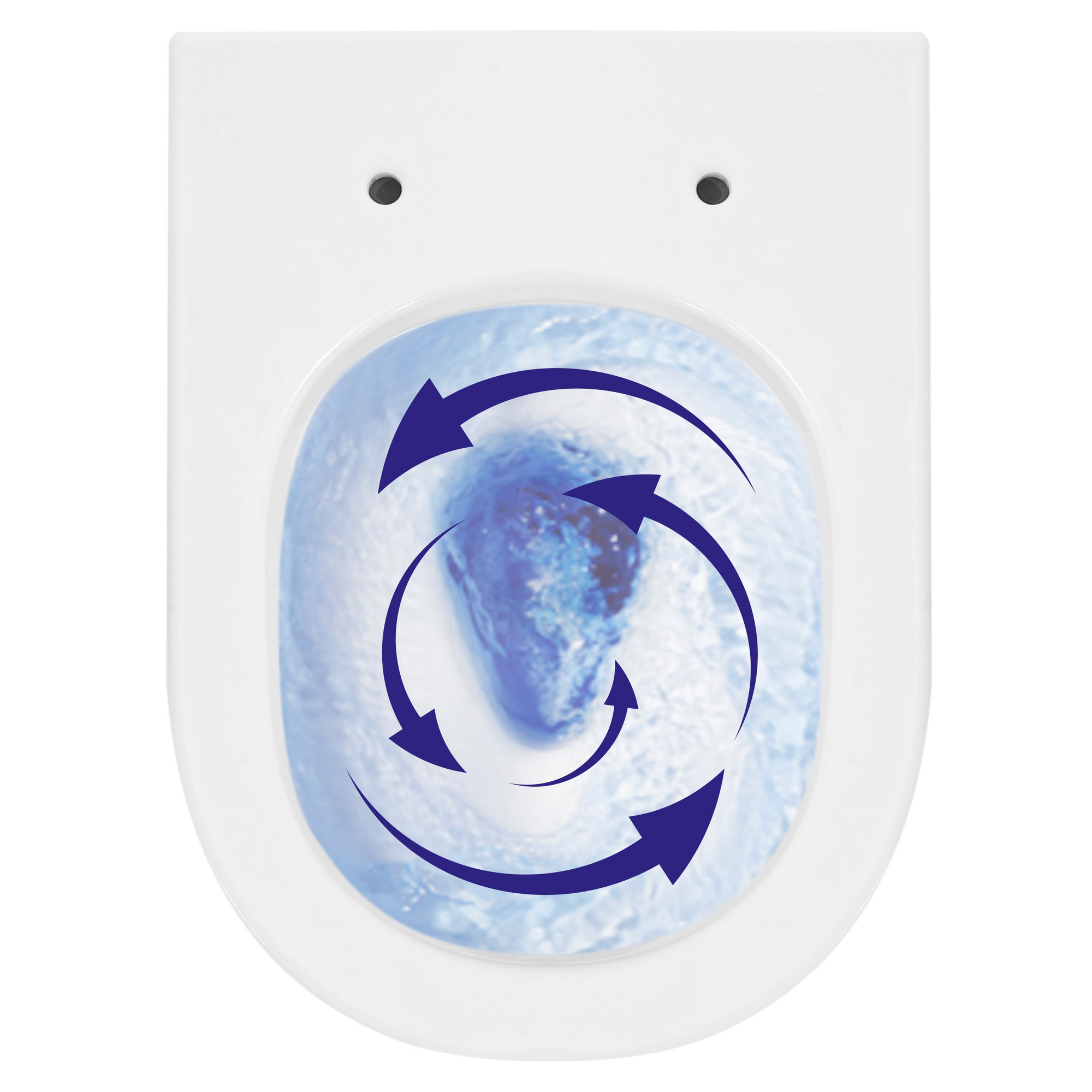 Wand-WC 'Adonis Twister Flush' spülrandlos weiß inklusive WC-Sitz + product picture