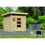 Saunahaus aus Holz mit 9kW Ofen