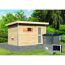 Saunahaus Skrollan mit 19kW Ofen