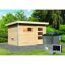 Saunahaus Skrollan mit 19kW Ofen