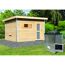 Saunahaus Skrollan mit 29kW Ofen