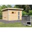 Saunahaus Skrollan mit 29kW BioOfen