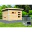 Saunahaus Skrollan mit 29kW Ofen