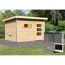 Saunahaus Skrollan mit 29kW BioOfen