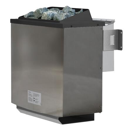 5. Bild von Massivholzsauna 'Leona' natur 9 kW Bio-Ofen, Steuerung Easy, Energiespartür 231 x 231 x 198 cm