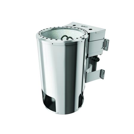 5. Bild von Massivholzsauna 'Jella' natur 3,6 kW Plug & Play Bio-Kombiofen mit Steuergerät Easy, Kranz 223 x 159 x 191 cm