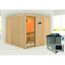 Sauna Arvika mit 9kW Ofen