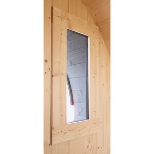 Fenster für Fasssauna natur 25 x 60 cm