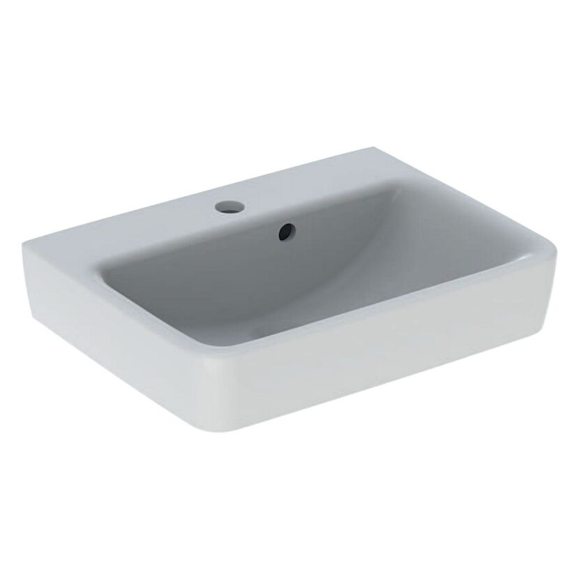 Waschbecken eckig 'Renova Plan' weiß 50 x 16,5 x 38 cm