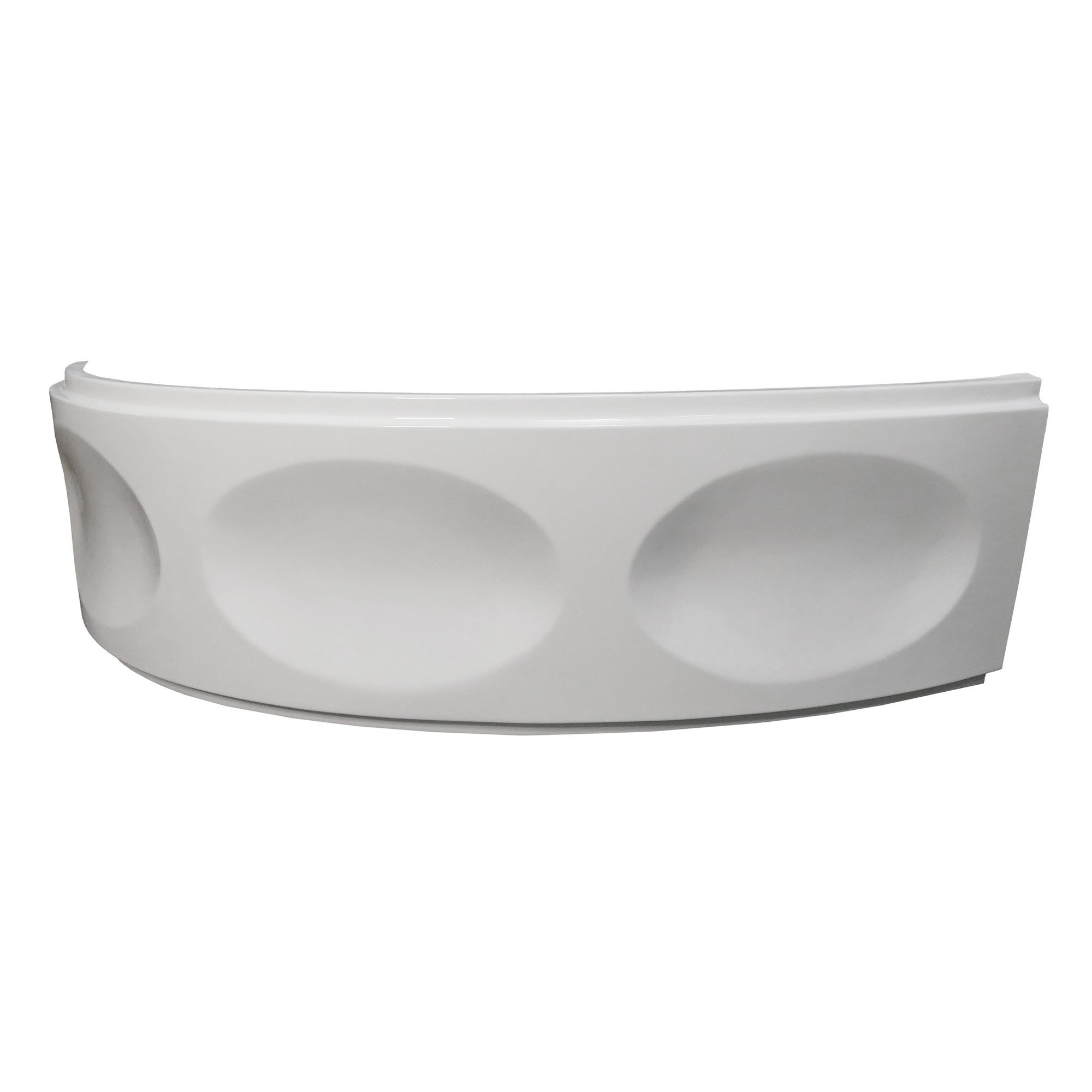 Schürze zu Badewanne 'Salinas Modell A' weiß 202 x 50,5 x 3 cm