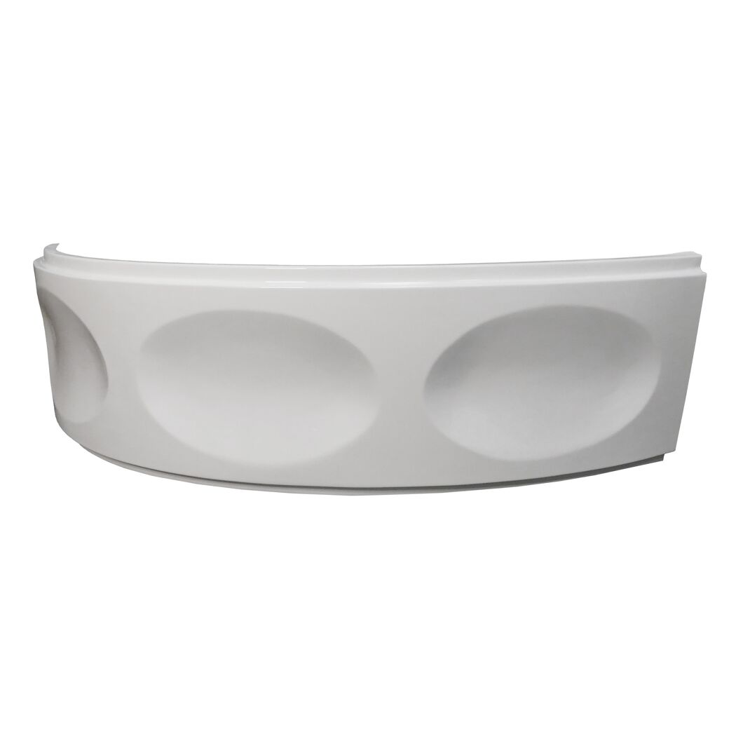 Schürze zu Badewanne 'Salinas Modell A' weiß 202 x 50,5 x 3 cm