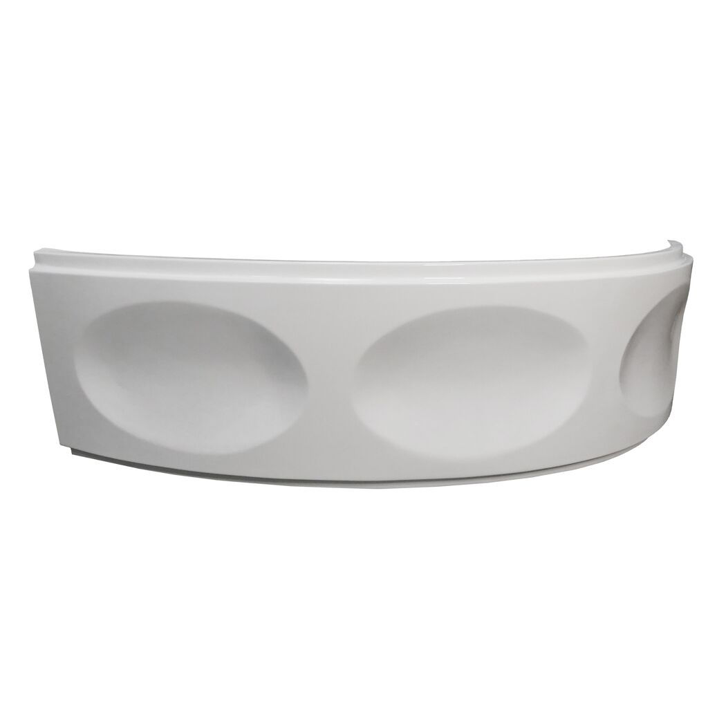 Schürze zu Badewanne 'Salinas Modell B' weiß 202 x 50,5 x 3 cm