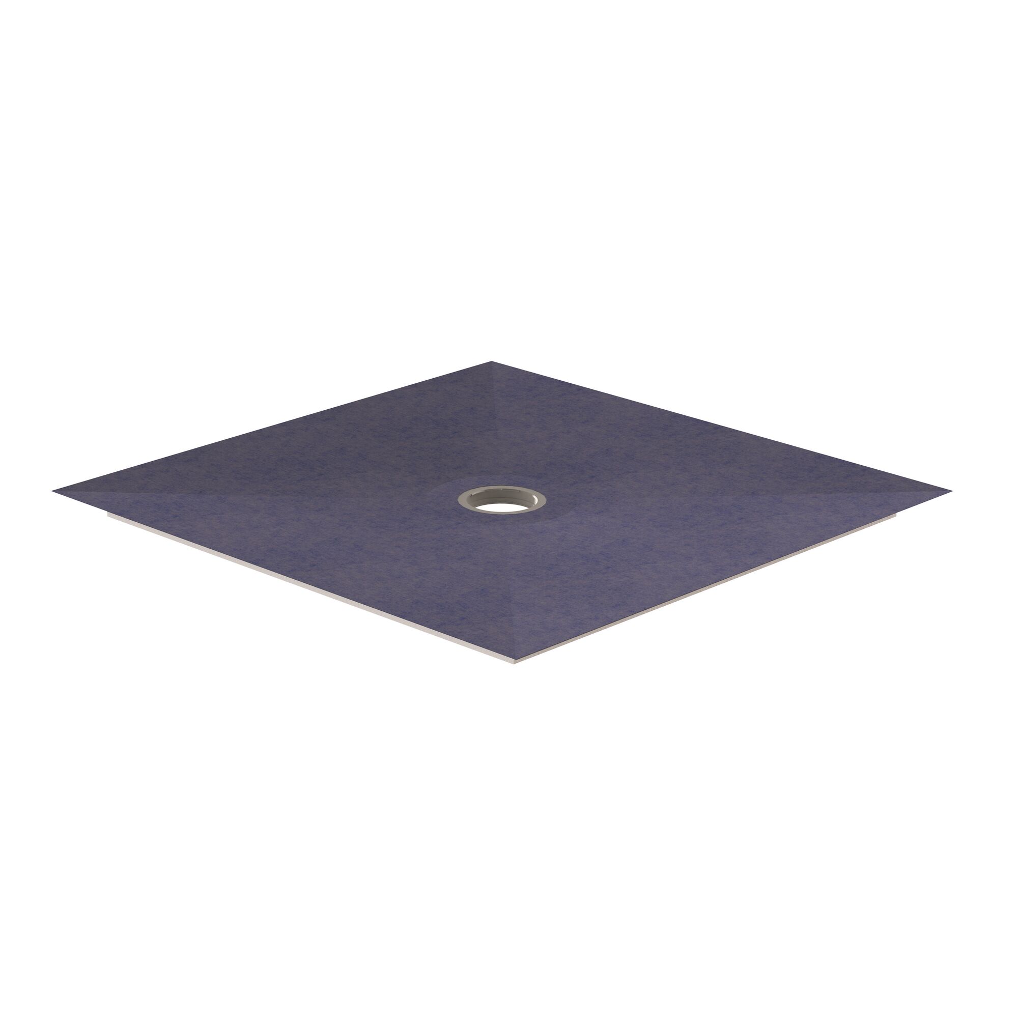 Duschwanne waagerecht, 1000 x 1000 mm