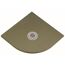 Eckige Duschwanne in Beige