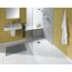 Modernes Badezimmer mit ebenerdiger Dusche