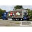 LKW mit Weka Werbung und Slogan "Mehr Freude im Leben"
