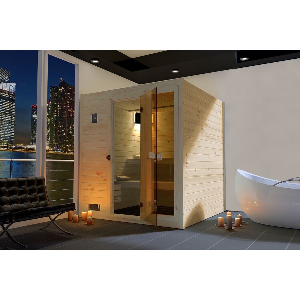 Sauna VALIDA PLUS im Badezimmer