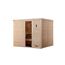 Design Sauna KEMI 5 aus hellem Holz