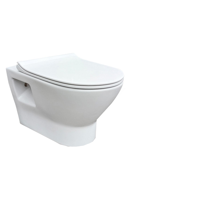 Bild von Wand-WC-Set 'Ostra' Keramik 35,5 x 36,6 x 49,8 cm