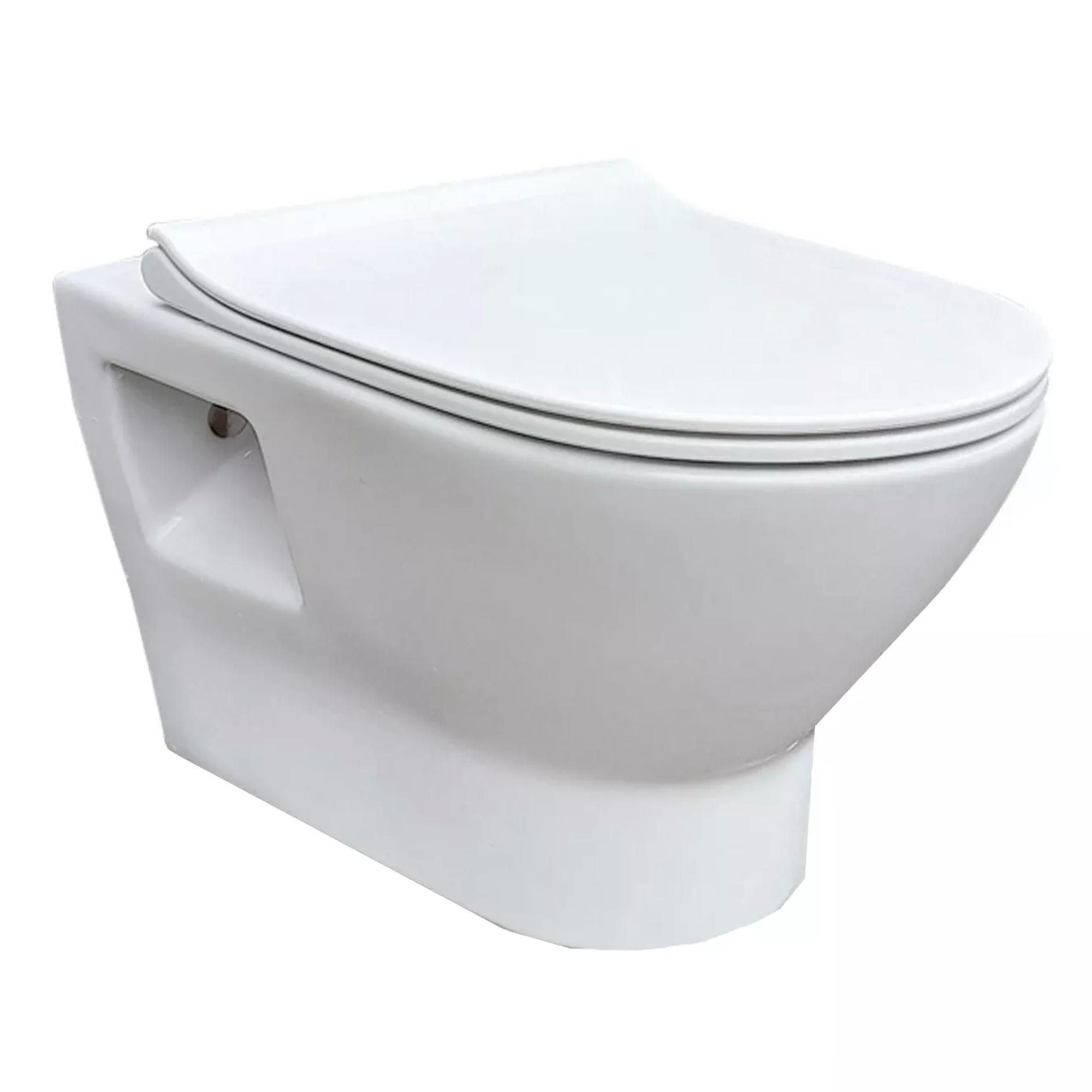Wand-WC-Set 'Ostra' Keramik 35,5 x 36,6 x 49,8 cm