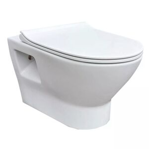 Wand-WC-Set 'Ostra' Keramik 35,5 x 36,6 x 49,8 cm