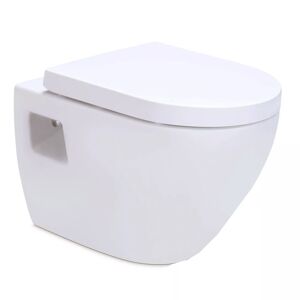 Wand-WC-Set 'Santo' spülrandlos mit WC-Sitz