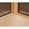 Ecke eines Gartenhauses weka SH Cubilis natur