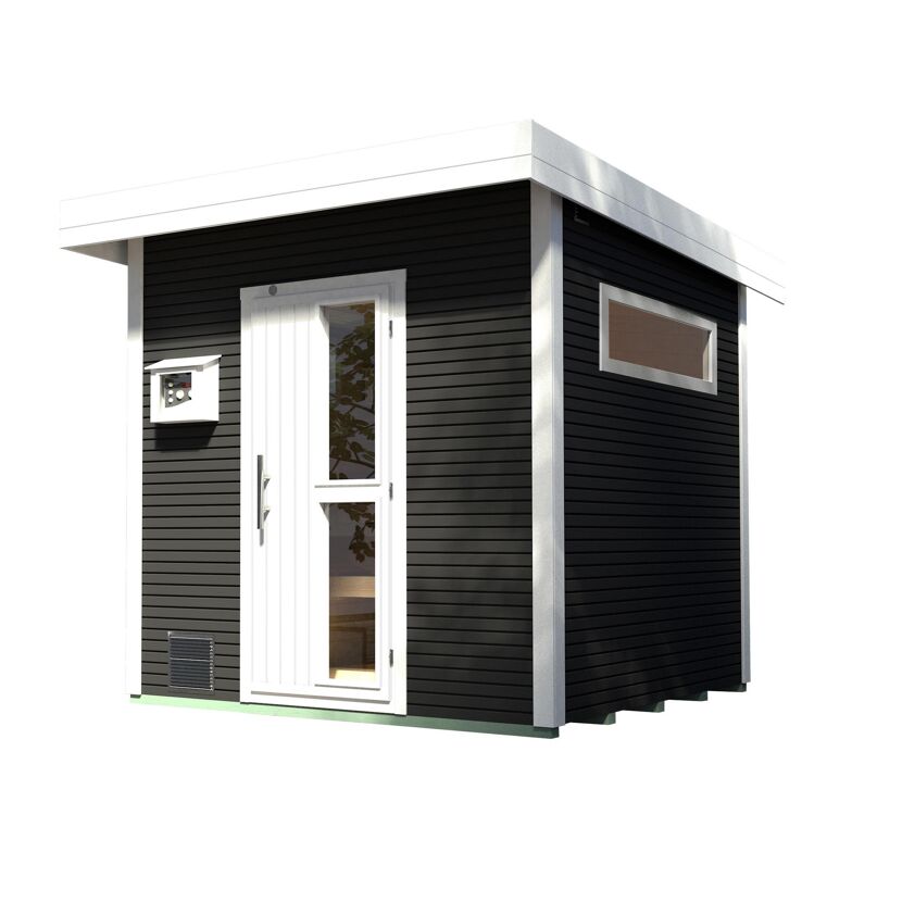 Schwarze Sauna Kuopio von weka
